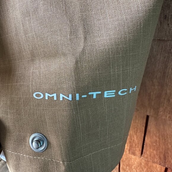 Like New Columbia Tan Horizons Pine Hooded Zip Front Shell in Men's Large - Picture 9 of 14